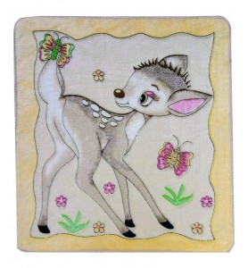 COUVERTURE BAMBI BEIGE