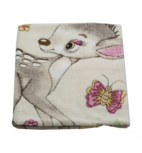 COUVERTURE BAMBI BEIGE