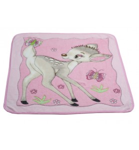 COUVERTURE BAMBI ROSE